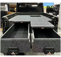 Système de tiroir coulissant pour benne de camionnette VRD4X4, boîte de rangement pour benne de camionnette, glissière de chargement pour Tundra Tacoma Raptor Navara Ranger Hilux RAM