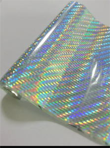 Bonedry DIY Rouleau de film PET holographique 8CM*120M Argent Météore Or, Procédé Bait Screen 64CM*120M, Application Métallique - Product Image 3