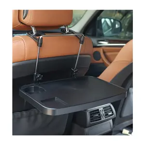 Car Back Seat Table Folding Car Seat Mount Table Back Seat Headrest Tray For Dining Food Drink And Writing Laptop Work Car Desk