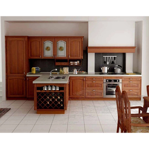 Kejia ห้องครัวหรูหรา,ตู้ครัวไม้เนื้อแข็งแบบกำหนดเองตู้มุมห้องครัว - Product Image 1