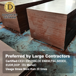 Contrachapado Premium Negro Recubierto de Película con Núcleo de Abedul, Contrachapado Reutilizable para Encofrados en la Construcción de Edificios - Product Image 3