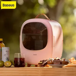 Baseus — réfrigérateur Portable 8l, glacière pour voiture, pour la maison, le Camping et le bureau, compresseur chauffant, refroidissement rapide