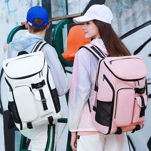 Sac à dos de tennis avec logo imprimé, nom, compétition, sac de raquette de sport avec boîte à chaussures, sac de raquette de badminton personnalisé, sac de sport - Product Image 2