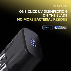 เครื่องโกนหนวด KEMEI รุ่น Km-t418 แบตเตอรี่ลิเธียม 1400mAh พร้อมระบบทำความสะอาดด้วยรังสียูวี ปรับระดับความเร็วได้ 3 ระดับ 10000 รอบต่อนาที มาตรฐานกันน้ำ IPX7 สำหรับผู้ชาย - Product Image 3