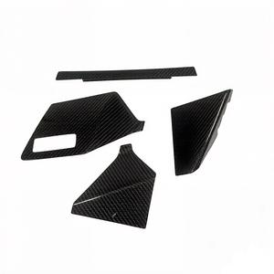 Kit de modification intérieur en fibre de carbone sèche pour <span class=keywords><strong>Audi</strong></span> A3 S3 <span class=keywords><strong>RS3</strong></span>, accessoires pour panneau de console <span class=keywords><strong>centrale</strong></span> et garniture de porte, type adhésif, 2021-2025 - Product Image 4