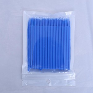Cepillo para pestañas, hisopos de algodón desechables, forma de mini abanico plano para realce de pestañas y aplicación de medicamentos - Product Image 1