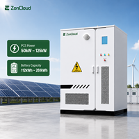 Système de Stockage d'Énergie Solaire Tout-en-un ESS 20kW 50kWh LiFePO4 avec Onduleur Intégré et Armoire de Batterie, Protection IP65, Hybride/Hors Réseau/Sur Réseau