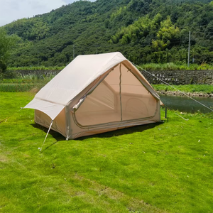 AB phiên bản 6.3 ㎡ Lều bơm hơi 600D Oxford Thiết bị cắm trại cửa kép và giếng trời lớn thiết lập nhanh lều không khí - Product Image 5