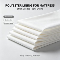 Tissu non tissé ignifuge 100 % polyester, matelassé, pour doublure de matelas