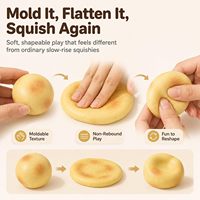 Nouveau Jouet Squishy Amusant Pomme de Terre Huile de Coco Anti-Stress Relaxation Caoutchouc Souple à Presser Vente en Gros Unisexe 14 Ans et Plus