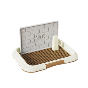 Cacca da bagno per cani marrone che pulisce varie dimensioni di schizzi Anti-urina a griglia per cani impedisce di spingere le feci lettiera per animali domestici - Product Image 2