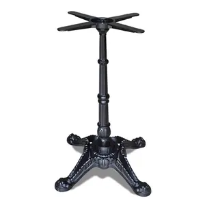 Cast Iron Table Base Dinning Table Stand Marble Trumpet Metal Legs For Coffee Table