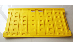 Heavy Duty Portable Yellow HDPE Wheelchair <b>Ramp</b> High-Intensity Prismatic Visibility 13kg Lightweight 500kg Load Capacity for - Product Image 2