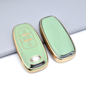 Couverture de <span class=keywords><strong>clé</strong></span> de <span class=keywords><strong>voiture</strong></span> en TPU souple et coloré pour Audi, accessoires de boîtier de <span class=keywords><strong>clé</strong></span> - Product Image 6