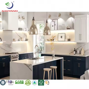 סגנון אמריקאי מותאם אישית ארונות מטבח אלון מטבח rta מודולרי סט mdf carcase המפעל סגנון שייקר לשימוש בקניון - Product Image 2