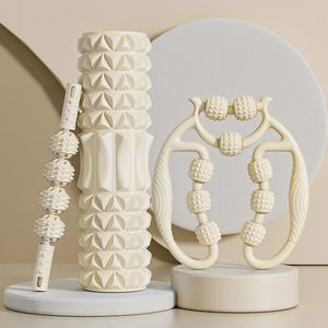 Colore personalizzato ABS mano coscia Master EVA Foam Roller PP Yoga Stick gambe sottili rilassamento <span class=keywords><strong>muscolare</strong></span> gamba <span class=keywords><strong>massaggio</strong></span> di bellezza Set - Product Image 1
