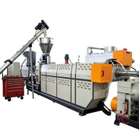 Ligne de granulation de déchets plastiques PP PE, extrudeuse à vis simple, granulateur 600 kg/h, machine de granulation industrielle