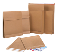Enveloppes en papier kraft auto-adhésives en gros, sacs d'expédition personnalisés pour vêtements, emballages postaux