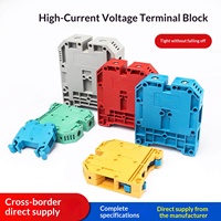 Câble solaire, bornier d'alimentation sur rail DIN, connecteur pour matériaux solaires, connecteur de charge rapide, câble flexible rapide