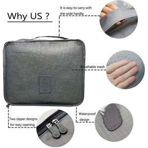 WSY778 Juego de 6 Organizadores de Equipaje para Viaje, Cubos de Embalaje Personales, Organizadores de Bolsas de Viaje - Product Image 2