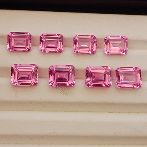 Zafiro Rosa Cultivado en Laboratorio, Gema Suelta, Corte Personalizado en Múltiples Formas, Alta Claridad, Calidad Premium, Piedra para Joyería Hecha a Mano - Product Image 4
