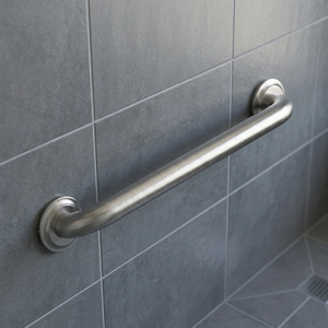 Barra de Seguridad para Baño de Acero Inoxidable 304 con Certificación ADA, Diseño Minimalista, Acabado Satinado de 18 Pulgadas, Antideslizante, Montada en la Pared, 150 kg - Product Image 1