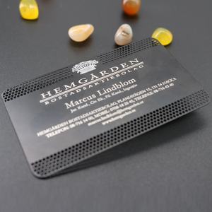 Impression personnalisée Nom double face ID d'adhésion Cartes VIP en PVC plastique Carte de visite en plastique PVC - Product Image 5