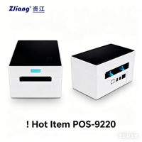 Imprimante d'étiquettes thermiques commerciale compacte ZJ9220 100x150 pour bubble tea, boulangerie, autocollants adhésifs, impression directe mobile Bluetooth