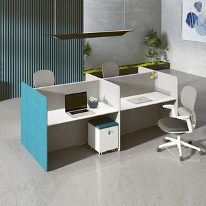 Poste de travail commercial convertible moderne neuf pour commande en gros, idéal pour les espaces collaboratifs à distance des équipes - Product Image 3