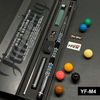 Queue de billard JIANYING YFEN en fibre de carbone, joint en alliage d'aluminium, 2 pièces, haute qualité, légère, M1-M4, 11,5 mm