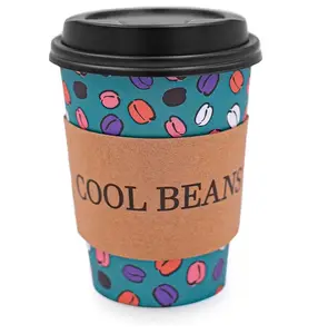 סט צ'יפס ומשקאות כוס נייר 8OZ 9OZ כוסות קפה חד פעמיות - כוסות נייר טייק אווי לשתייה חמה