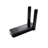Adaptador de Red Inalámbrico WiFi 6 USB 3.0 Externo con Doble Antena de 1300Mbps, Sin Controladores, para Portátiles con Windows 10/11, en Stock