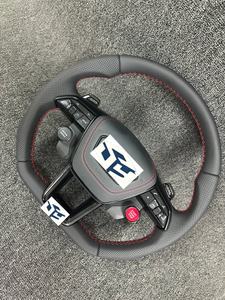 Con paleta de carbono Alcantara, volante LED de carbono para <span class=keywords><strong>Audi</strong></span> A3 A4 A5 B9 A6 C7 S3 S4 B9 B9.5 RS3 RS6 RS7 C7 C8 Q3 Q5 Q8 TT - Product Image 6