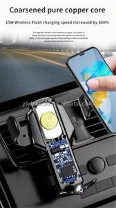 Nouveaux produits, support de téléphone portable, chargeur sans fil 15W, chargeur de voiture sans fil avec support pour iPhone 15 14 13 Pro Max - Product Image 5