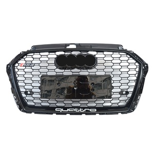 Grille nid d'abeille noire pour <span class=keywords><strong>Audi</strong></span> <span class=keywords><strong>A3</strong></span> modifiée S3 RS3, modèle OLIVER 17 18 19 20, pour la partie avant du véhicule - Product Image 1
