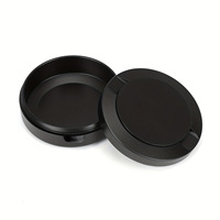 Boîte à snus en aluminium usinée CNC sur mesure avec compartiments à double couche, boîte métallique de précision avec fermeture à pression, cadeaux