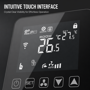 <span class=keywords><strong>Thermostat</strong></span> de ligne de tension pour ventilo-convecteur Tuya WiFi 3 vitesses pour usage résidentiel avec fonction vocale <span class=keywords><strong>Alexa</strong></span>, Google Home - Product Image 2
