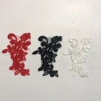 Applique en dentelle brodée à la machine, motifs sud-africains, vente en gros LT2331A