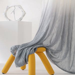 Tissu de Voile de rideau Transparent en lin doux dernier cri de l'usine - Product Image 3