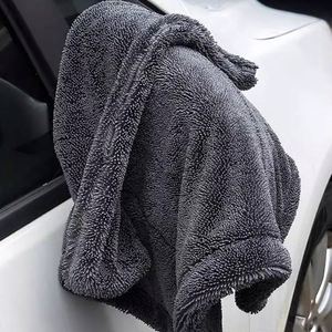 1200Gsm Double Twist Loop Microfiber Thick Drying Towel Coral Fleece Vehicle Care and Table Cleaning for <b>Car</b> Wash - Product Image 1