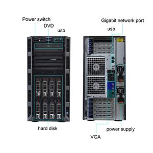 Servidores en Torre Dells T630/T640/T430/<span class=keywords><strong>T620</strong></span> Host silencioso Computación ERP Servidor de almacenamiento de virtualización GPU - Product Image 3