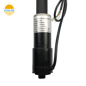 Actuador lineal de alta velocidad de grado industrial SLA06 12V/24V (velocidad máxima 150 mm/s) se puede instalar potenciómetro y sensor Hall - Product Image 5
