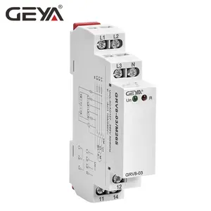 Geya GRV8-03 M460 3 Fase Voeding Controle Relais Monitoring Fasevolgorde Fase-uitval