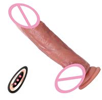 Dildo de Silicona Enorme, Pene Realista de Fantasía con Gran Nudo, Dildo Monstruoso con Fuerte Succión, Pene Alienígena, Juguete Sexual