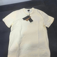 Camiseta de Marca al por Mayor 2026, Camiseta de Hombre con Pedrería, Camiseta de Algodón Bordada Personalizada, de Alta Calidad, Resistente al Agua