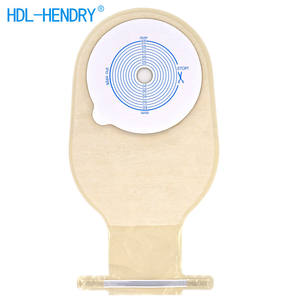 Pasokan Pabrik Perawatan Ostomi One-Piece Hidrokoloid Piring Bawah Dapat Mengeringkan 65Mm Twist Tie Kolostomi Tas - Product Image 2