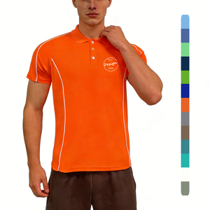 Chemises polo à manches courtes et raglan pour hommes, de haute qualité, personnalisées, broderie, séchage rapide, pour le sport, le golf, vente en gros - Product Image 1