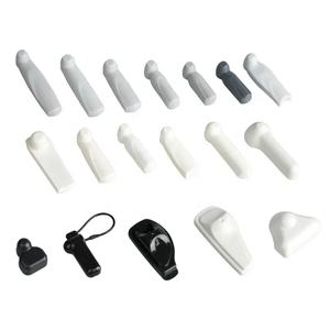 Étiquette antivol rigide EAS RF 8,2 MHz en ABS blanc avec broche pour magasin de vêtements, fournie directement par l'usine, vente en gros - Product Image 6