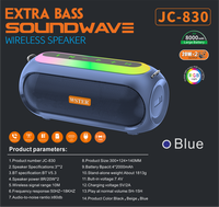 Diseña tu Propia Bocina Inalámbrica con Luces Intermitentes, Sonido Estéreo de Bajos Potentes, Mini Bocinas Bluetooth para Exteriores con RGB