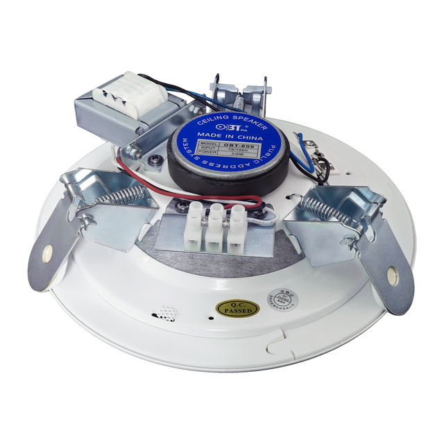 OBT-809 3/6w 5/10w Dampproof Used PA System Speaker Ceiling with Metal Rear Cover